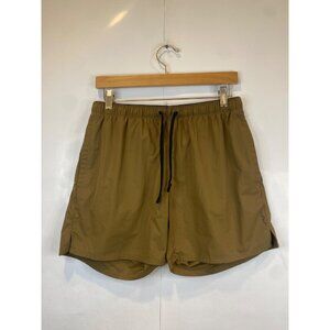 Path Projects Men's Gold Brown Graves Running Short Unlined Medium 5" Inseam